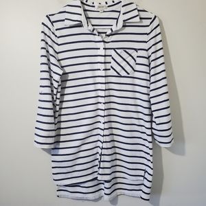 Tyler Boe Striped Tunic Top